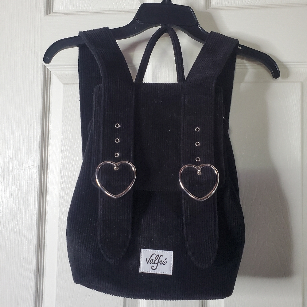 Valfre Madeline Backpack Black Corduroy